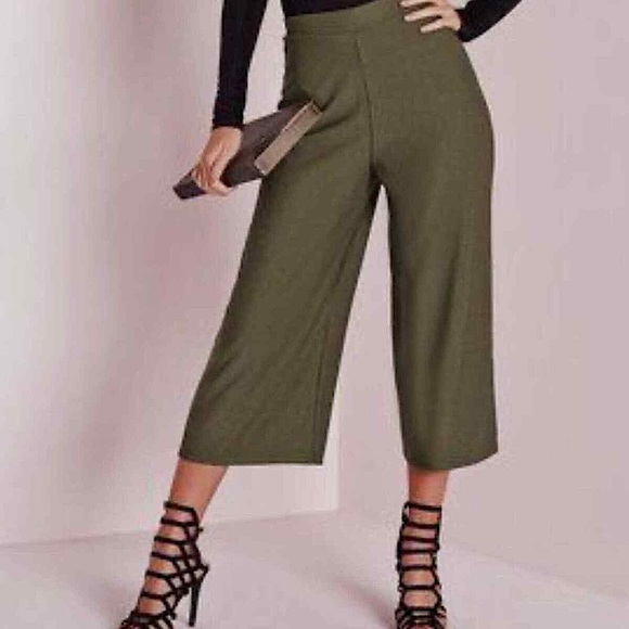 Joie silky wide leg pants size 6 green emerald - Picture 1 of 11